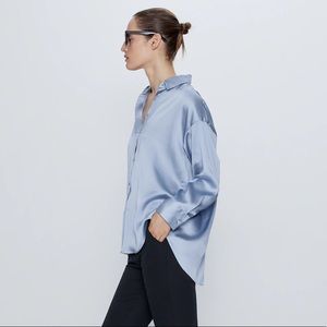 Zara Satin Blouse